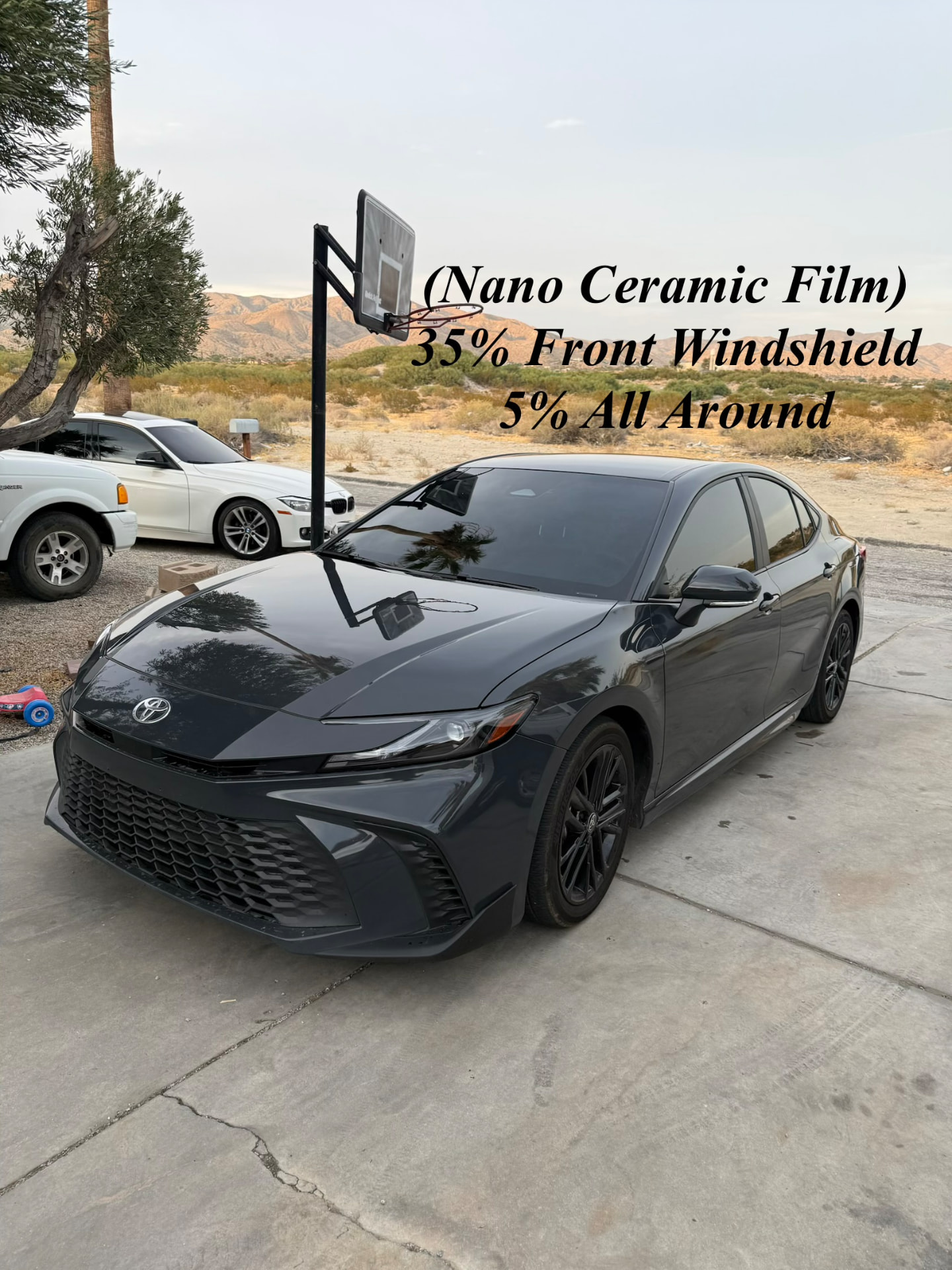 Toyota Camry with nano ceramic window tint